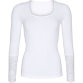 Mary Blouse w.lace LS